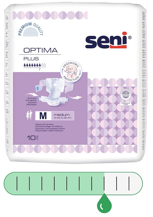 SENI Optima Plus Inkontinenzvorlagen mit Hüftbund